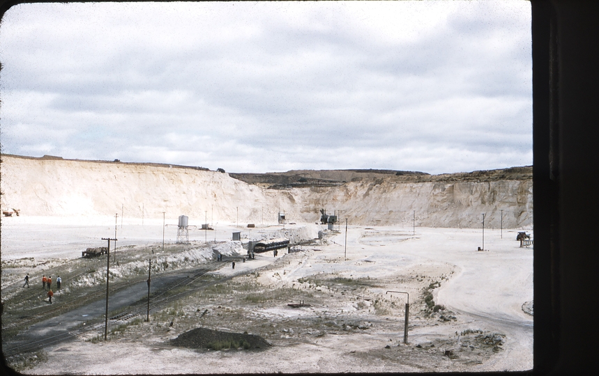 100172: Batesford Quarry viewed from upper level Photo W M Langford