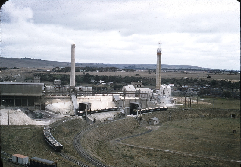 100173: Fyansford Cement Works Viewed from Approach Road Photo W M Langford