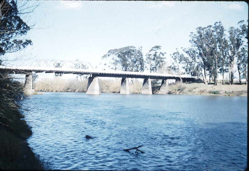 100175: Snowy River Bridge at Down end of Orbost viewed from upstream side Photo W M Langford