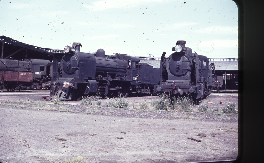 102384: Geelong Locomotive Depot R 722 K 167K 151