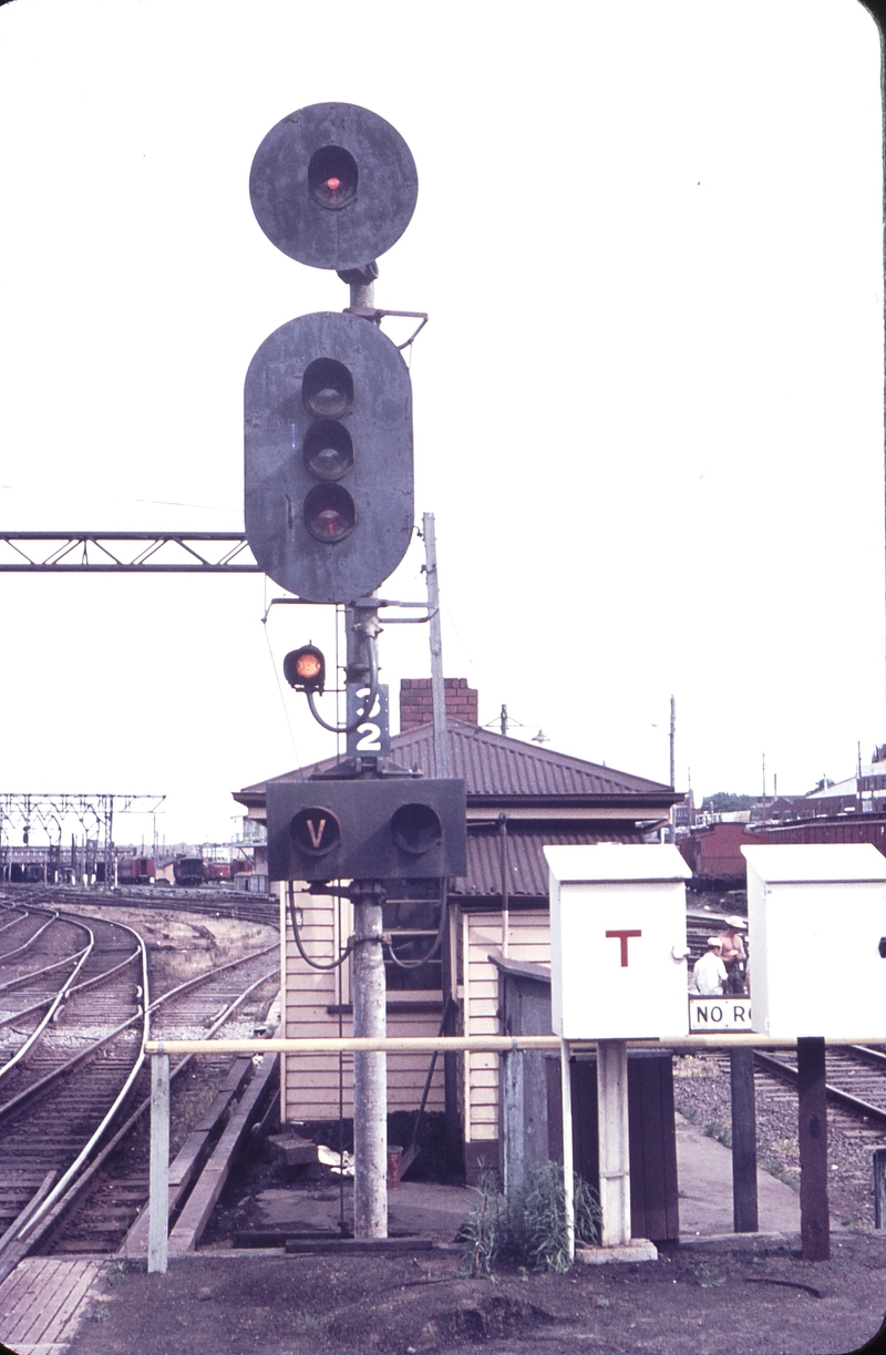 103286: Spencer Street Signal at end of No 2 Platform
