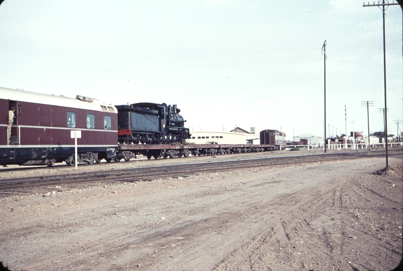 104433: Port Augusta Up ARHS Special GM 20 and NM 25 on transporter wagon