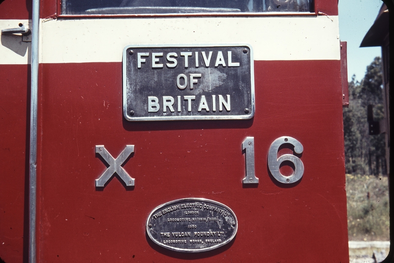 105413: National Park Festival of Britain and Makers Plate on X 16