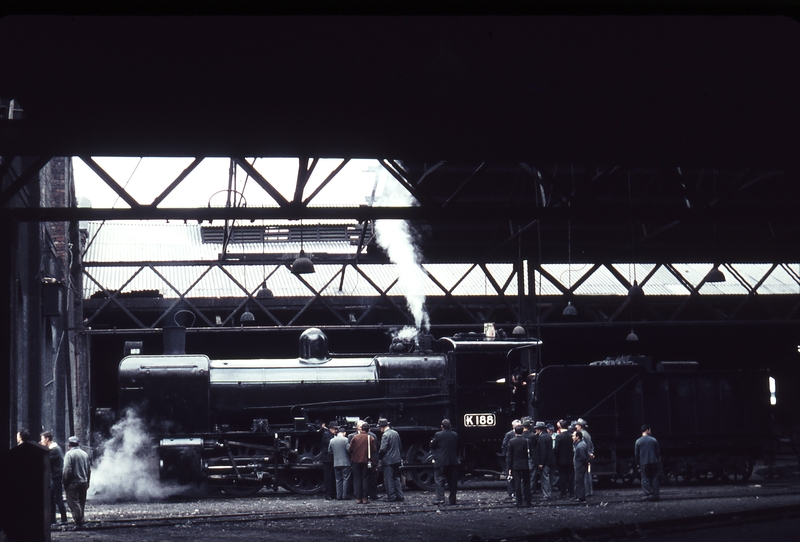 105427: North Melbourne Locomotive Depot K 188
