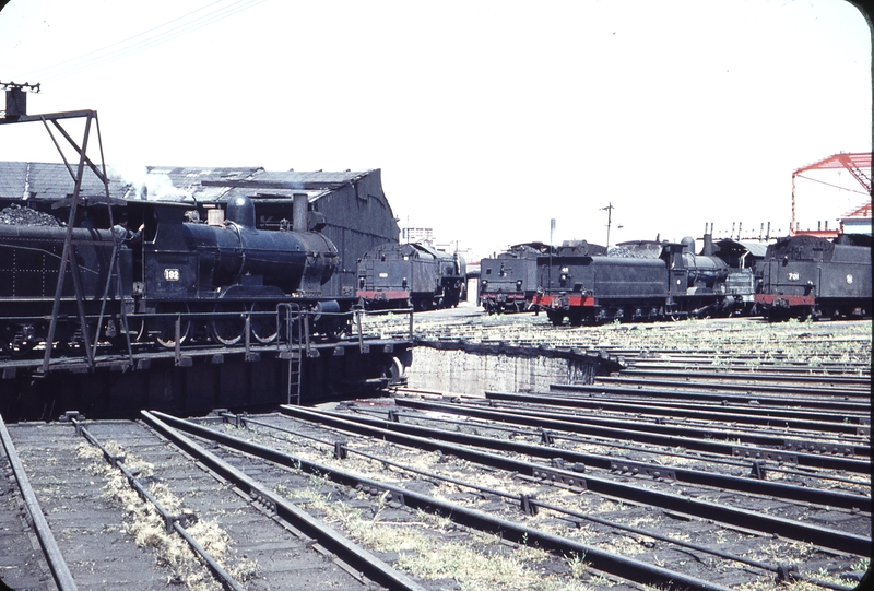 106323: Mile End Locomotive Depot Rx 192 Rx 48 701
