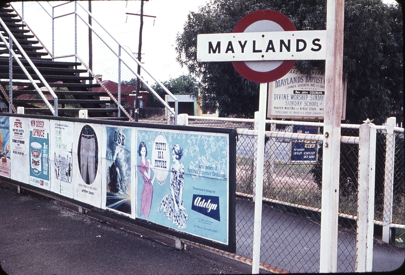 106453: Maylands Posters on Down Platform