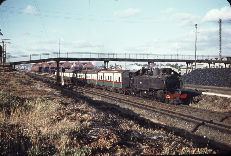 106646: East Perth Locomotive Depot Up Suburban from Midland Dm 583