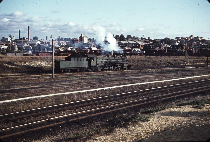 106647: East Perth Locomoive Depot Up Light Engine Pmr 734