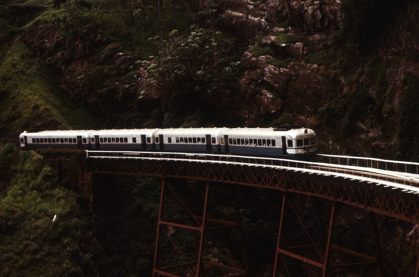 106913: Stoney Creek Bridge Up Passenger to Kuranda 1900 Class Rail Motors Photo John Manton