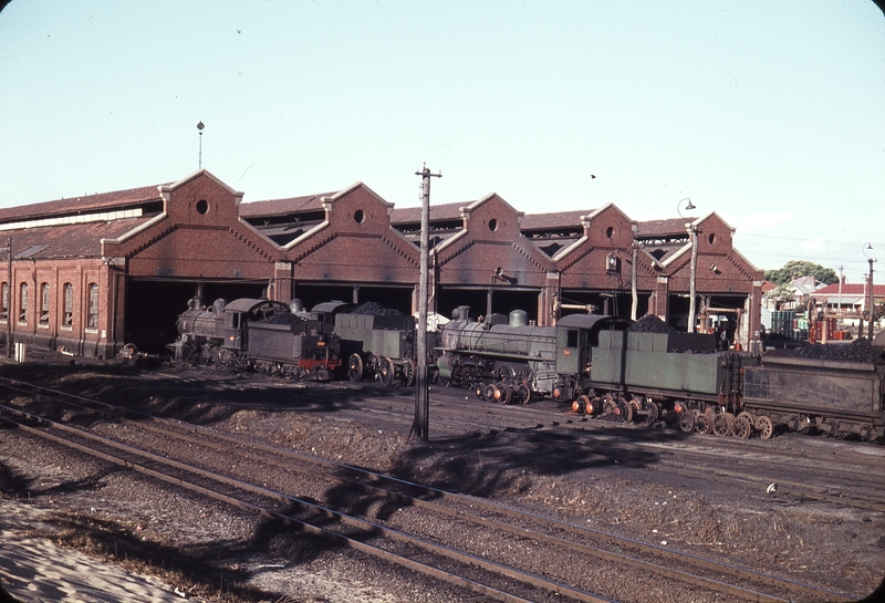 107043: East Perth Locomotive Depot Fs 362 Pmr 725 Pmr 733 F 360