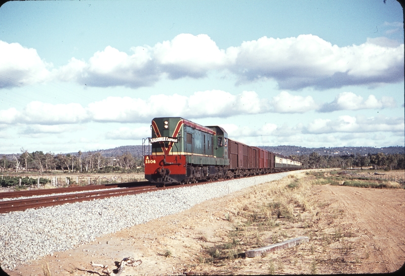 107069: Toodyay Road Level Crossing C4 Down Kalgoorlie Express A 1504 First Passenger Train on Avon Valley Route