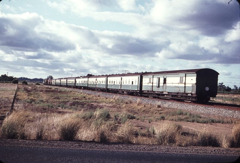107071: Toodyay Road Level Crossing C4 Down Kalgoorlie Express A 1504 First Passenger Train on Avon Valley Route