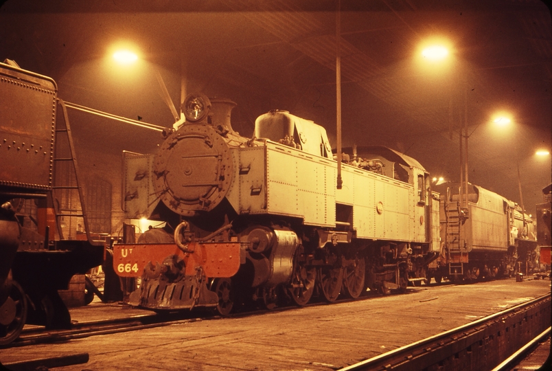 107884: East Perth Locomotive Depot UT 664 Under restoration