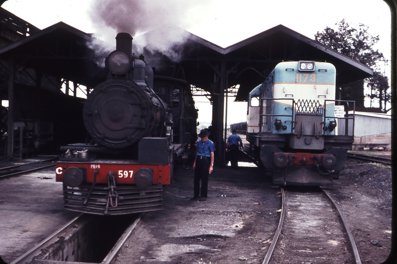 108281: Mareeba Locomotive Depot Pb15 597 1173