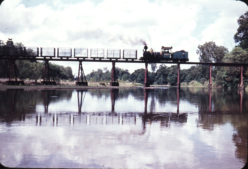 108428: Victoria Mill Abergowrie Line Herbert River Bridge Down Empty Melbourne