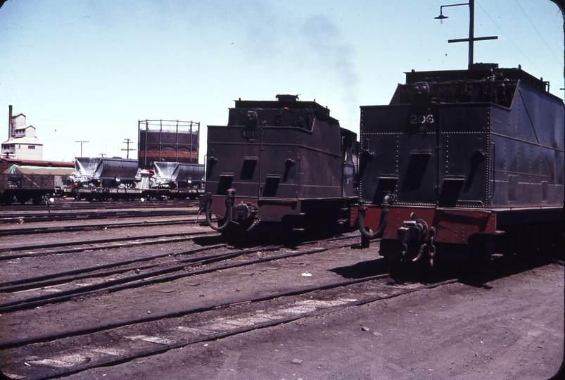 108940: Port Pirie Junction CR NHB wagons and Shunters T 206 T 181