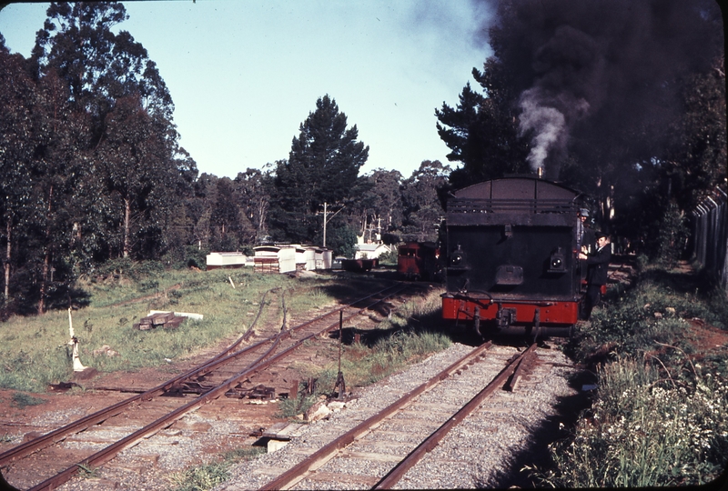 108955: Menzies Creek 7A First Locomotive on Museum Siding