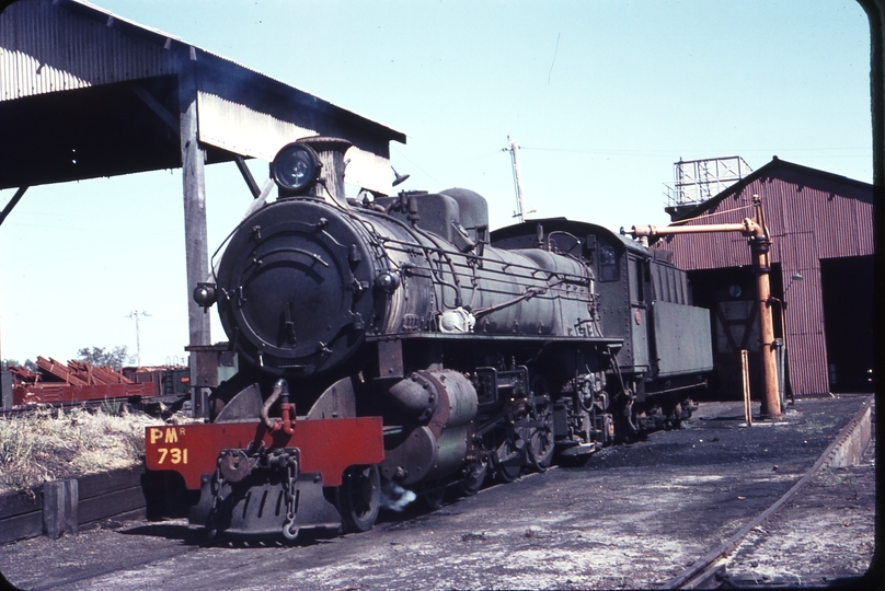 109194: Pinjarra Locomotive Depot Pmr 731 Photo Wendy Langford
