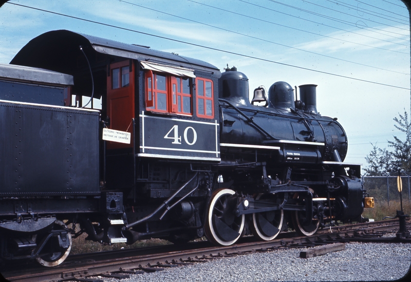 110644: Ottawa ON Aug. 19 1970 National Museum Stelco No 40 In working order previously Toronto Hamilton and Buffalo No 42