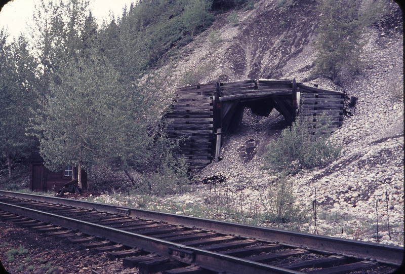 110824: Mile 5 Cranbrook Sub. BC Portal of abandoned tunnel on deviation