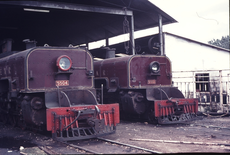 111603: Voi Kenya Locomotive Depot 5504 5501