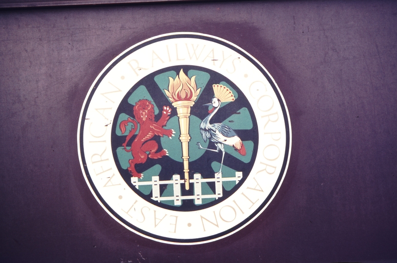 111649: East African Railways Crest on side of carriage