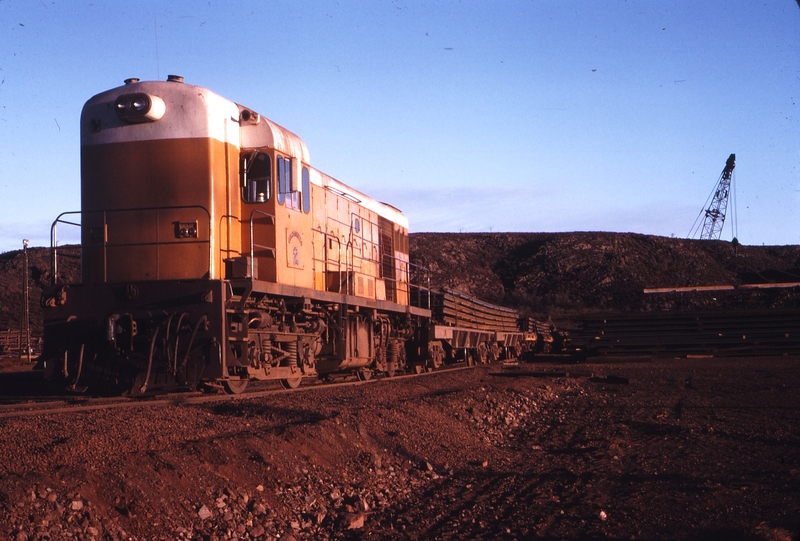 111861: Goldsworthy Railway Materials Spur at Goldsworthy Steel Train No 2