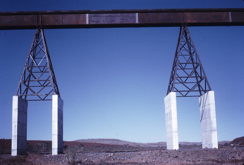 111943: Robe River Railway Bridge over Fortescue River at 72 Miles Viewed from West Side