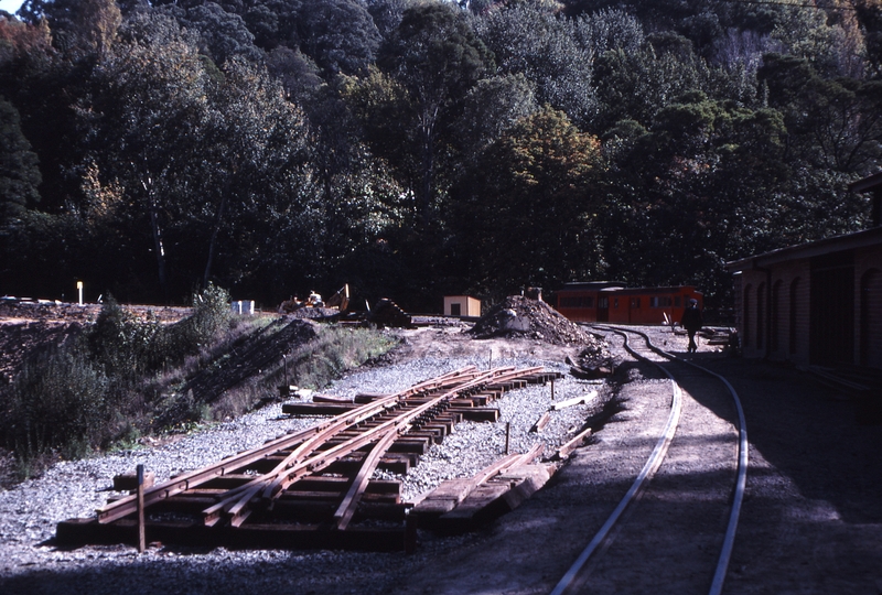 114462: Belgrave Turnouts being assembled near Locomotive Workshop