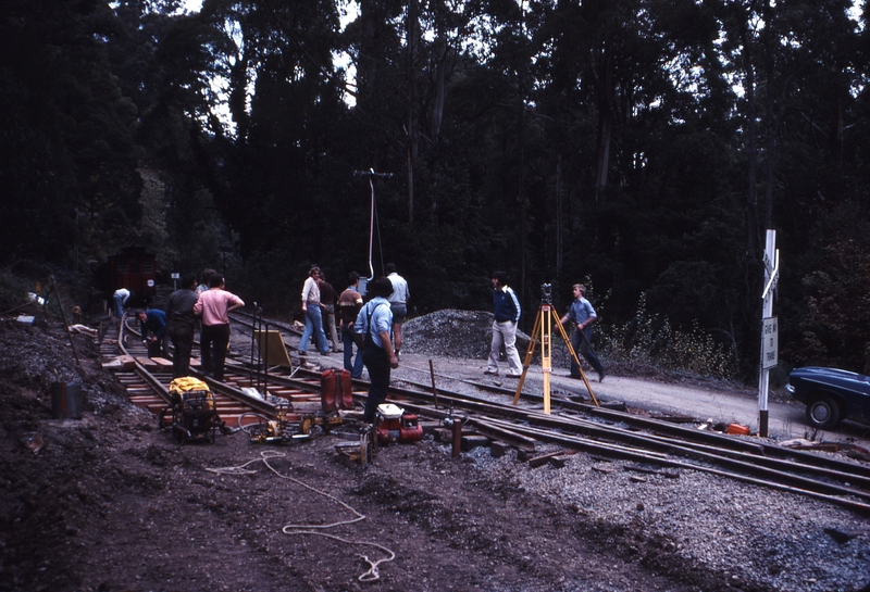114470: Belgrave Track Construction across Old Monbulk Road