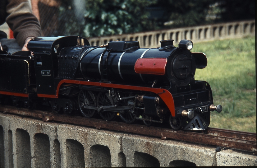 114575: Moorabbin Miniature Railway 3.5 gauge model of R 704