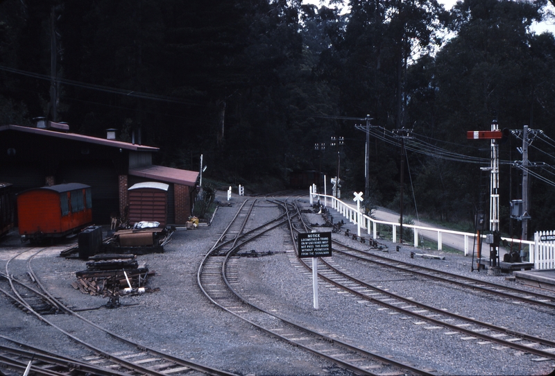 114702: Belgrave completed trackwork near Locomotive Workshop Looking East