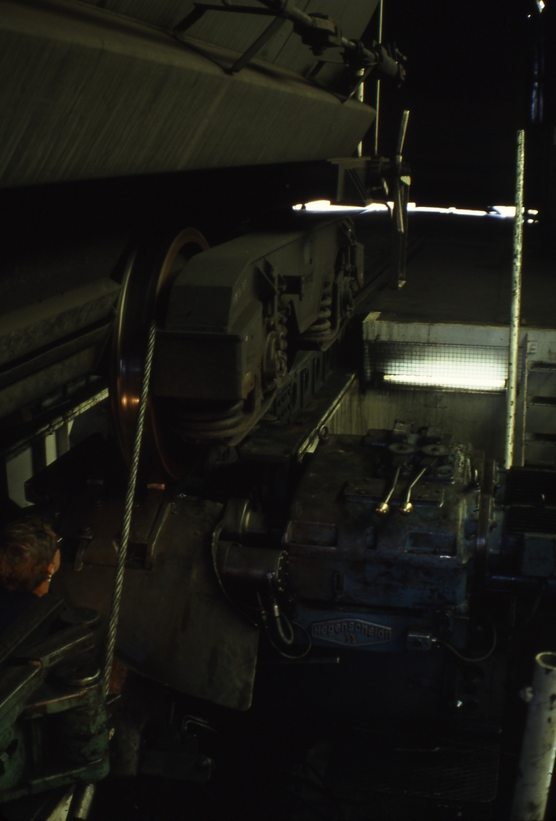 115604: Broadmeadow Locomotive Depot Underfloor Wheel Lathe