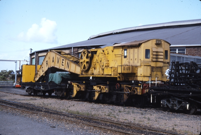115617: Broadmeadow Locomotive Depot Breakdown Crane 1073