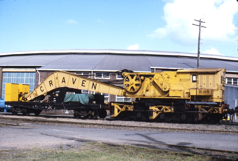 115618: Broadmeadow Locomotive Depot Breakdown Crane 1073