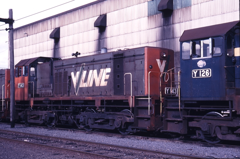 116039: South Dynon Locomotive Depot Y 143 Y 126