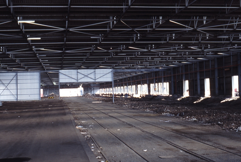117007: South Dynon Container Terminal Goods Shed Interior Looking West