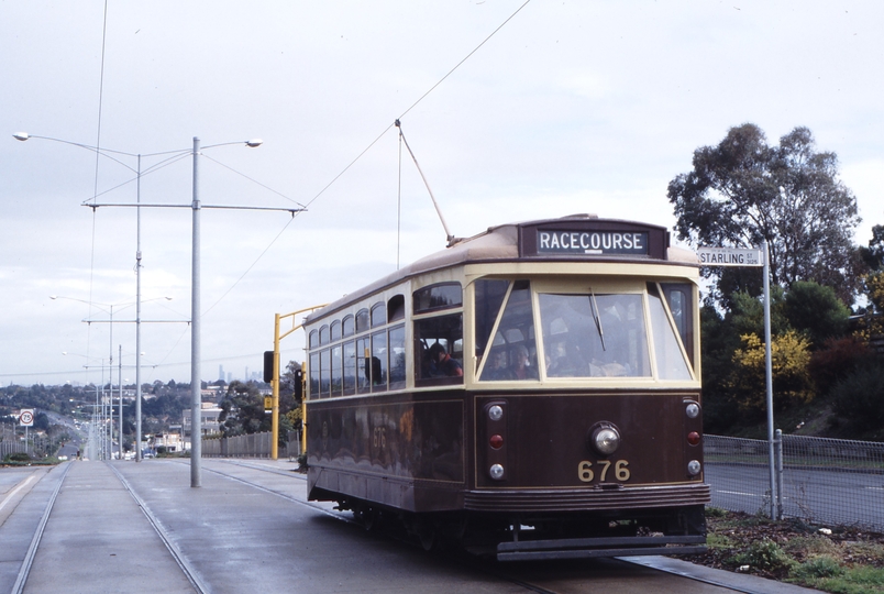 117313: East Burwood Line at Starling Street Down AETA Special X2 676