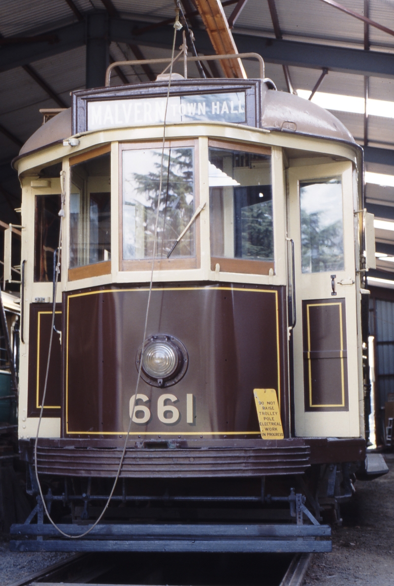117335: Ballarat Tramway Museum Depot W3 661