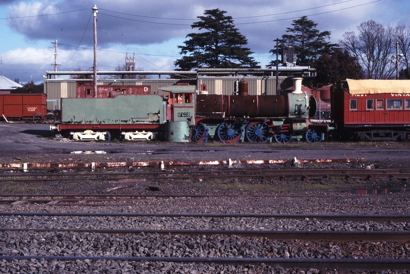 117350: Ballarat East Locomotive Depot D3 608