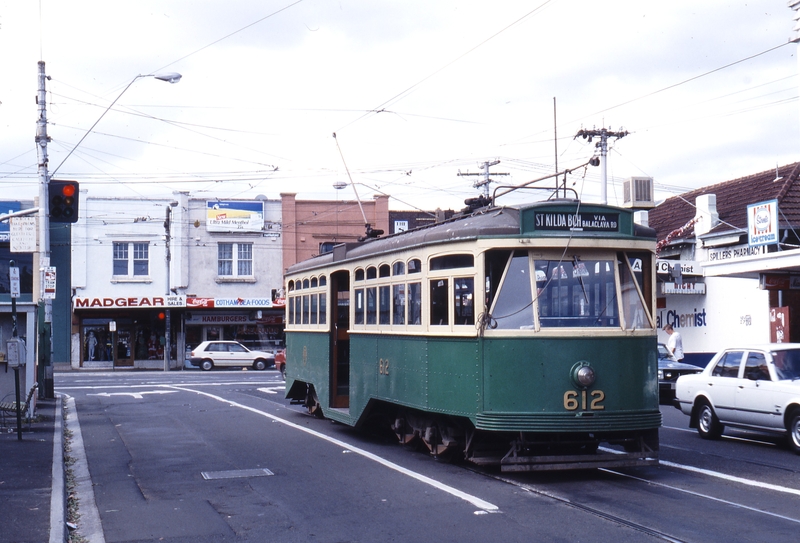117416: Glenferrie Road at Cotham Road Y1 612