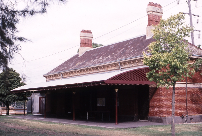 119751: North Carlton Late Victorian Gothic Station Building Looking East