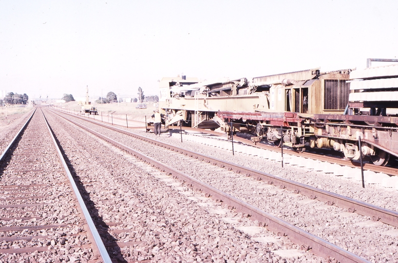 119755: km 63 Geelong Line Down Barclay Mowlem Track Assembly Train 4903