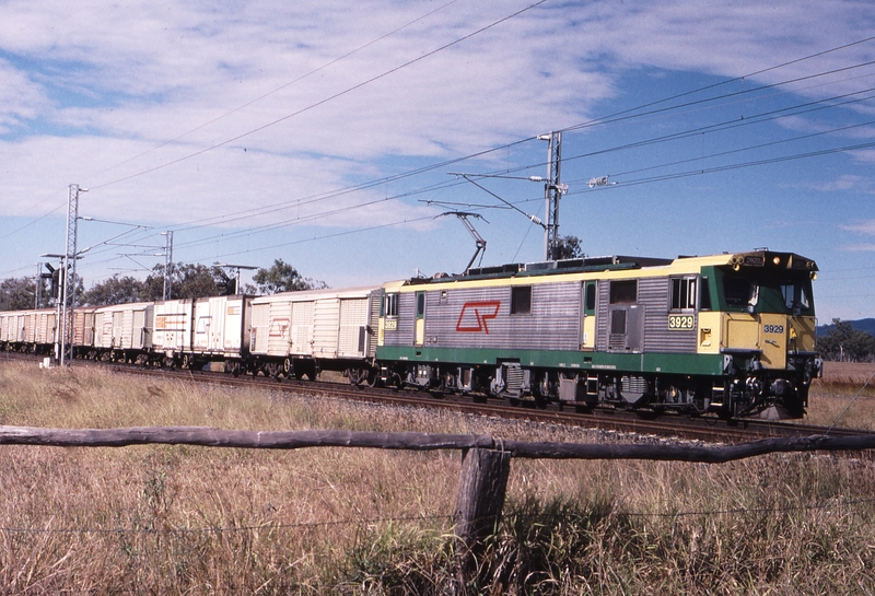 120167: Rocklands km 631.5 Down Freight 3929