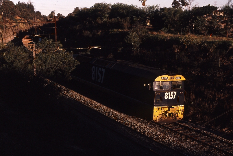 120267: Chullora Junction - Flemington Goods Junction Up Spoil Train 8157 leading 48122 trailing