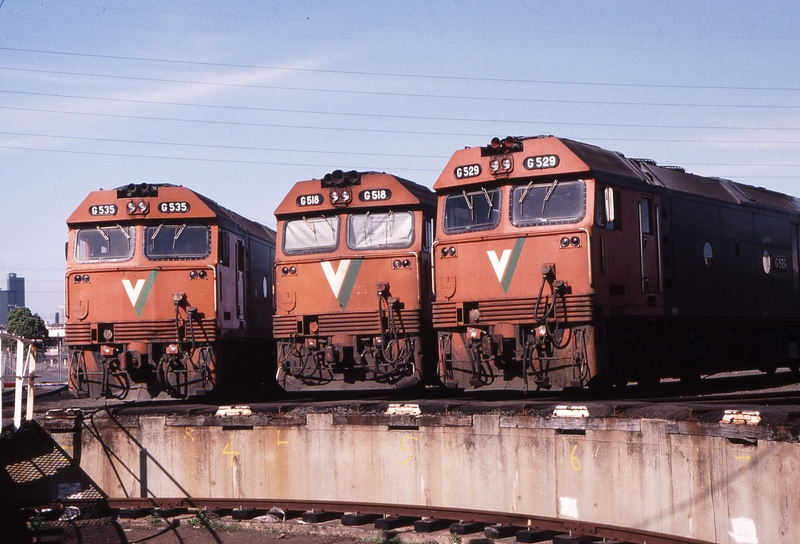 120375: South Dynon Locomotive Depot G 535 G 518 G 529