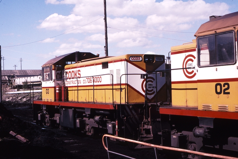 120399: Yallourn Loading Coal Train CC 03 CC 02