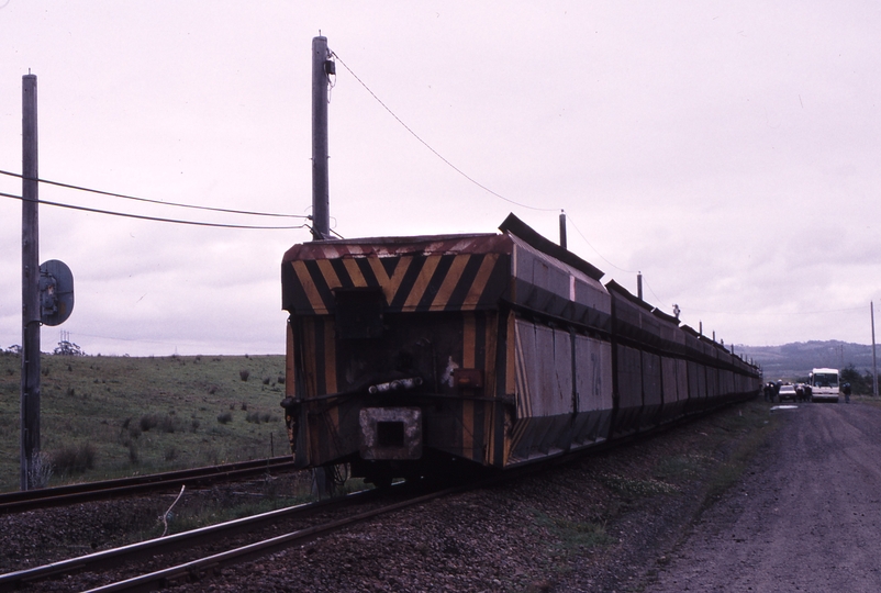 120495: No 8 Loop Interconnecting Railway Westbound Empty Coal Train CC 03 CC 04 propelling