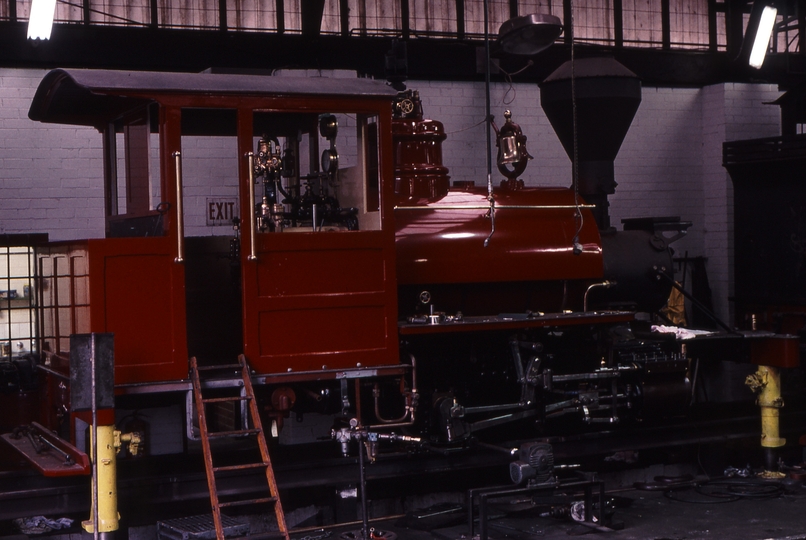 120977: Belgrave Locomotive Workshop 2-4-2ST rebuilt from Hainaut 861 Deceauville 43-1886