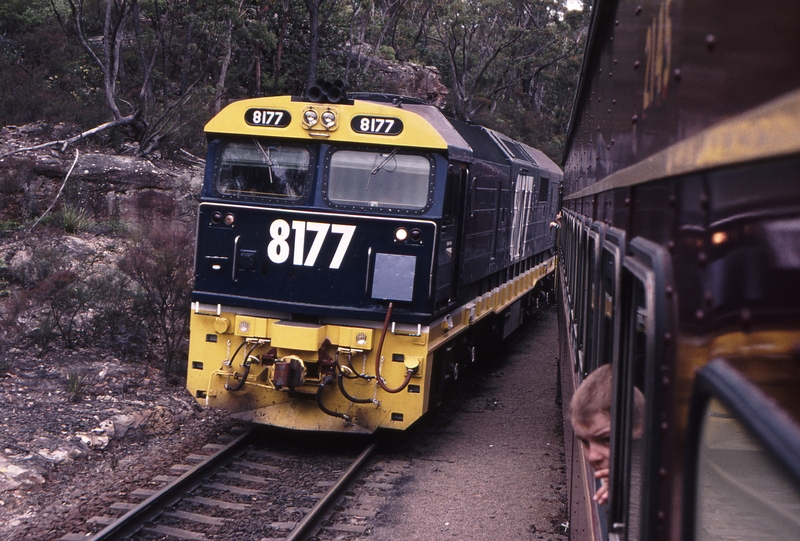 121801: Mount Murray Up Steel Train 8177